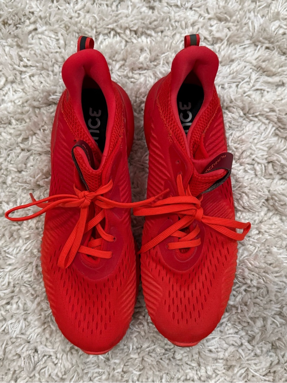adidas Red Men's Athletic Sneakers